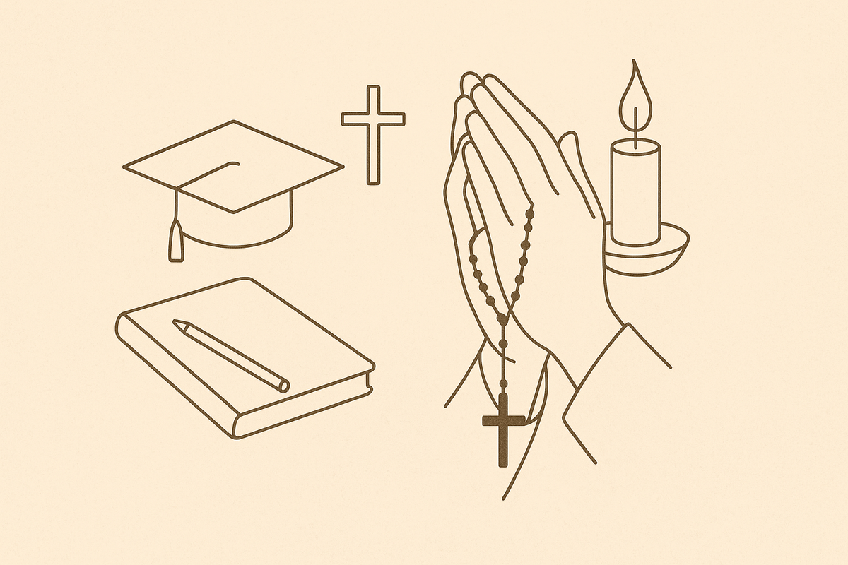 Catholic Prayer Before an Exam: Peace, Wisdom, and Practical Help