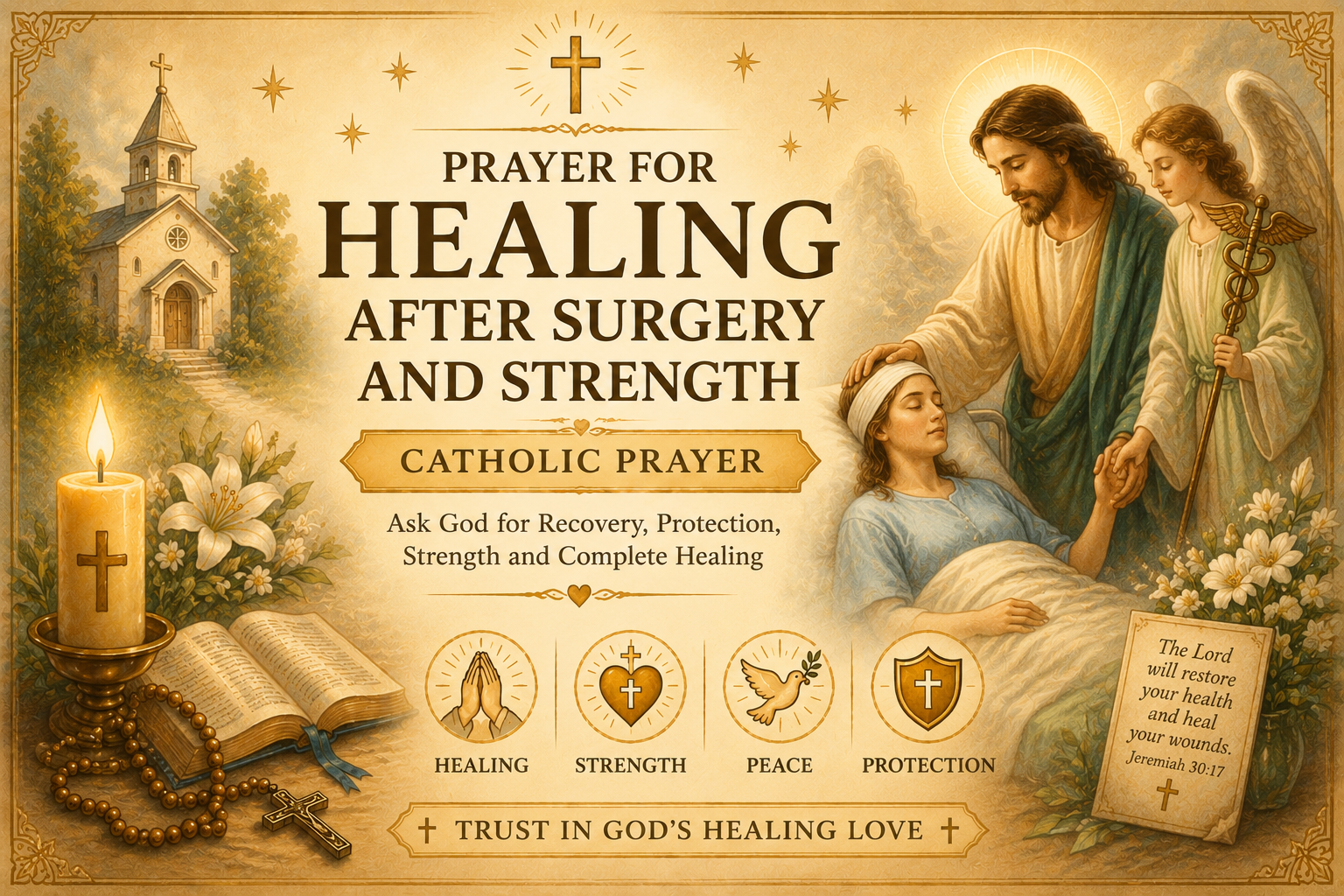 Prayer for Healing After Surgery (Catholic Prayer for Recovery and Str ...