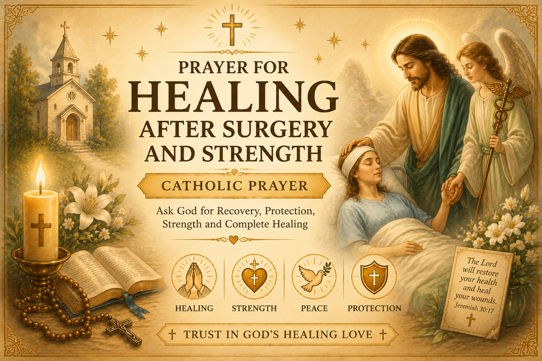 Prayer for Healing After Surgery (Catholic Prayer for Recovery and Strength)
