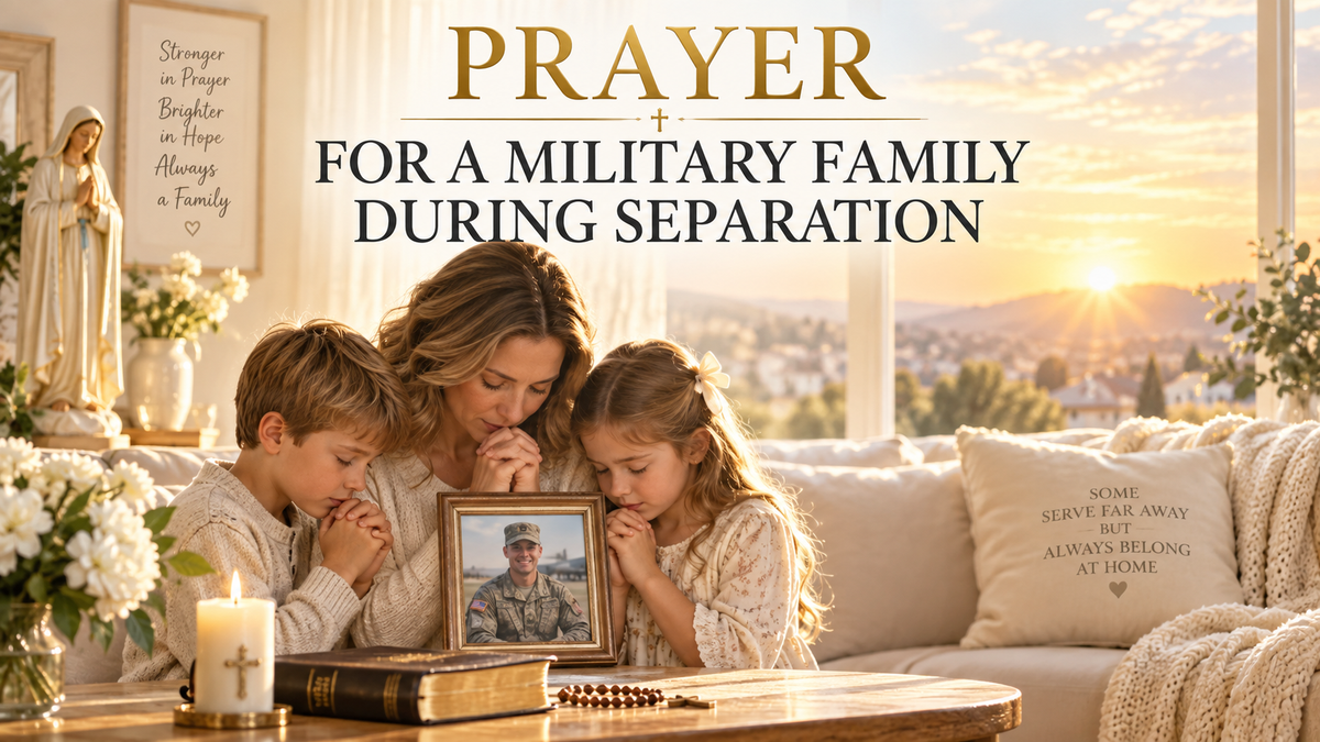 Prayer for a Military Family During Separation