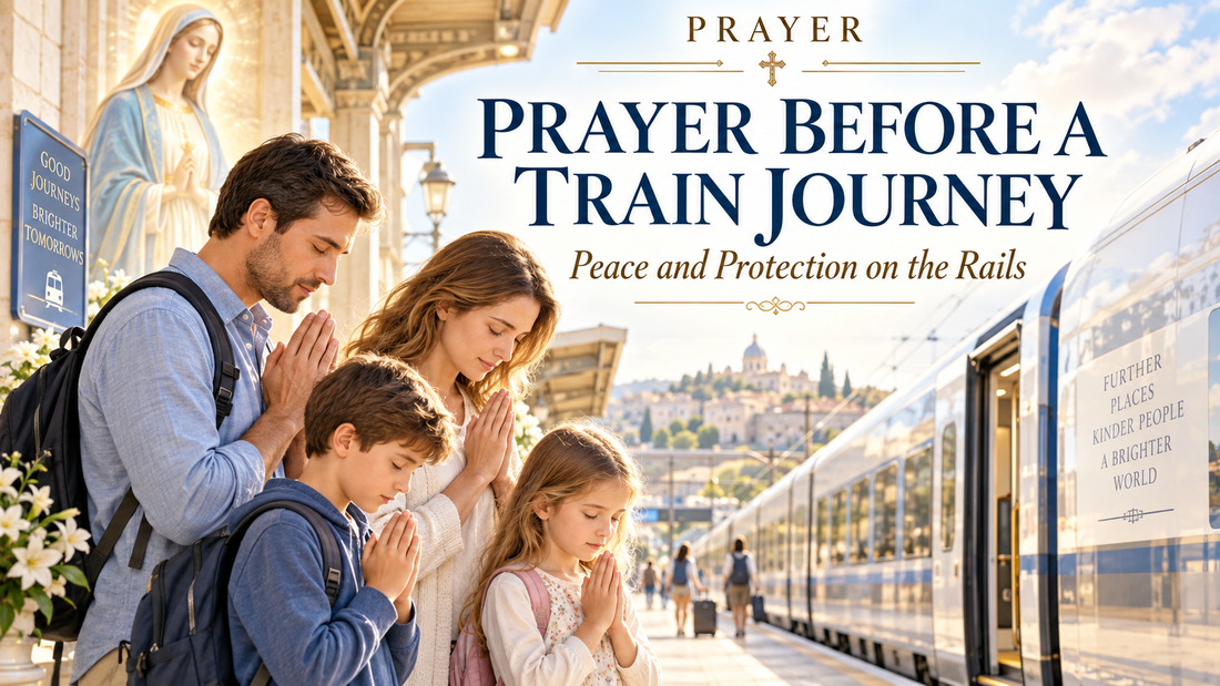 Prayer Before a Train Journey (Catholic Prayer for Safe Travel)