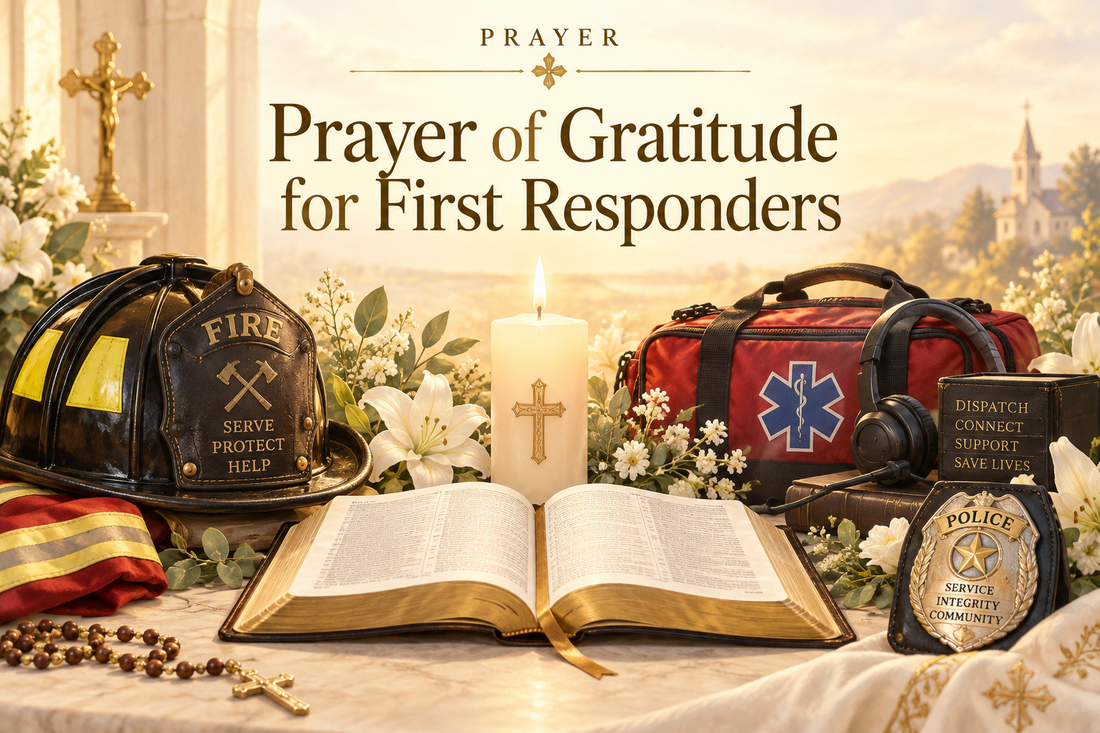 Prayer of Gratitude for First Responders (Catholic Prayer)