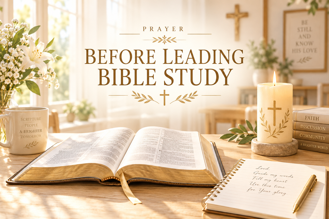 Prayer Before Leading Bible Study (Catholic Prayer for Wisdom)