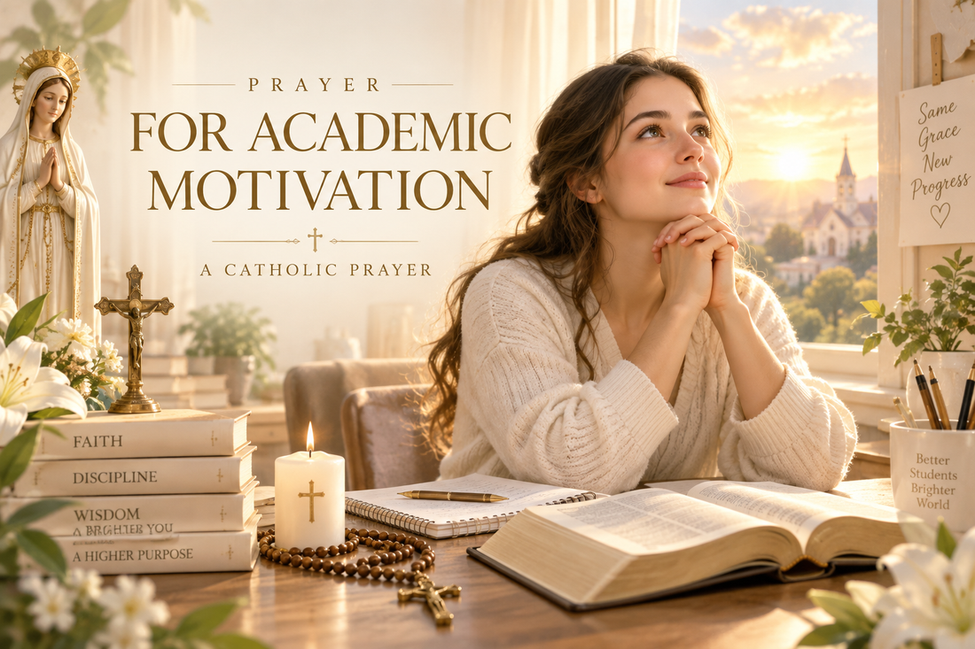 Prayer for Academic Motivation (Catholic Prayer)