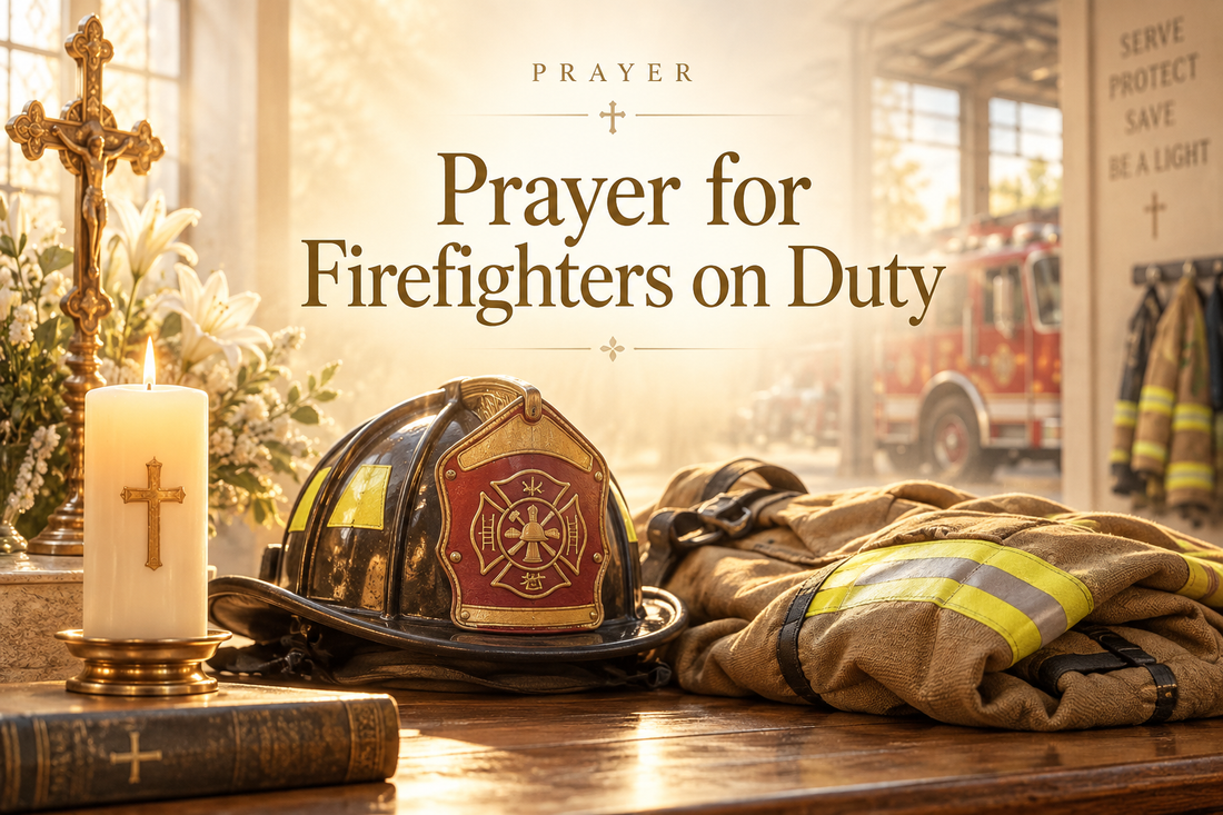 Prayer for Firefighters on Duty (Catholic Prayer for Protection)