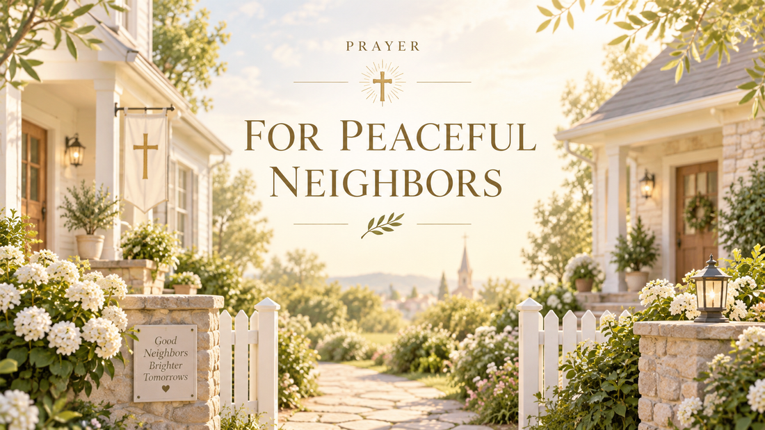 Prayer for Peaceful Neighbors (Catholic Prayer for Harmony)