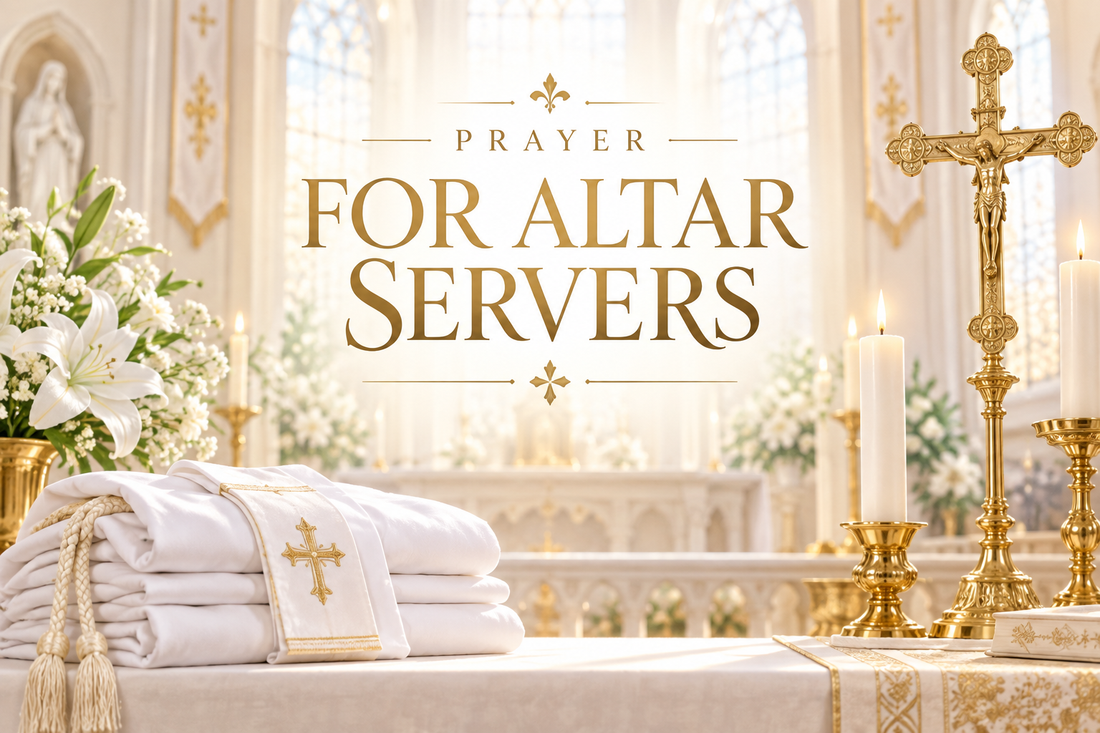 Prayer for Altar Servers (Catholic Prayer Before Mass)