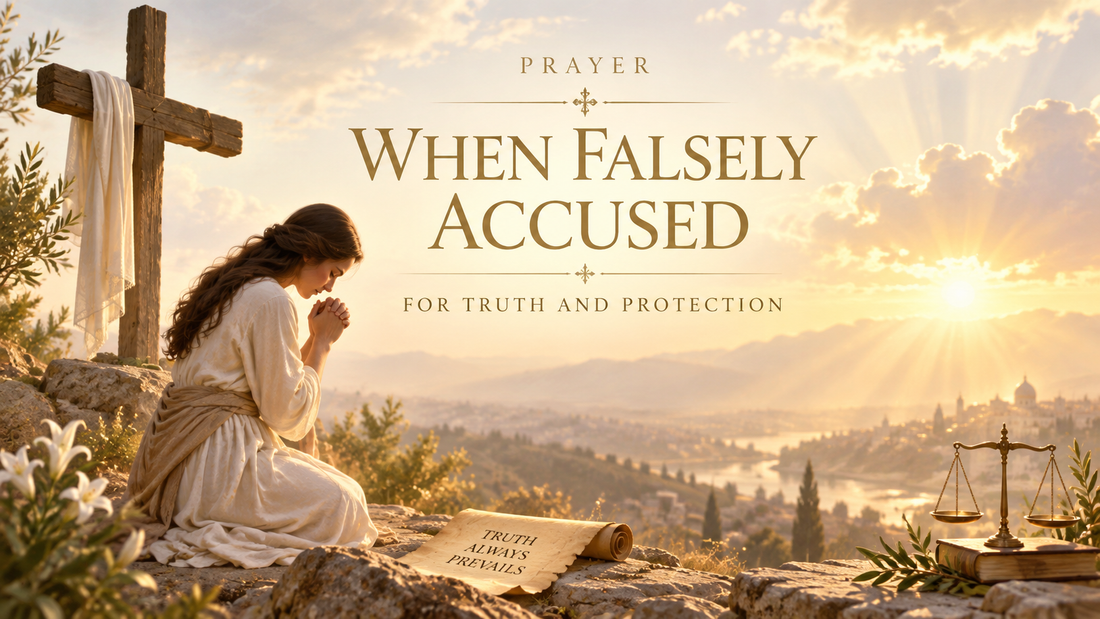 Prayer When Falsely Accused (Catholic Prayer for Truth and Protection)