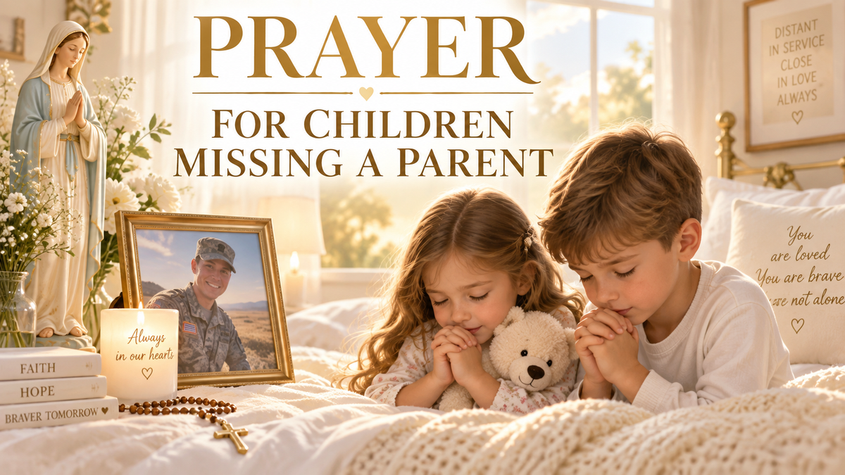Prayer for Military Children Missing a Parent