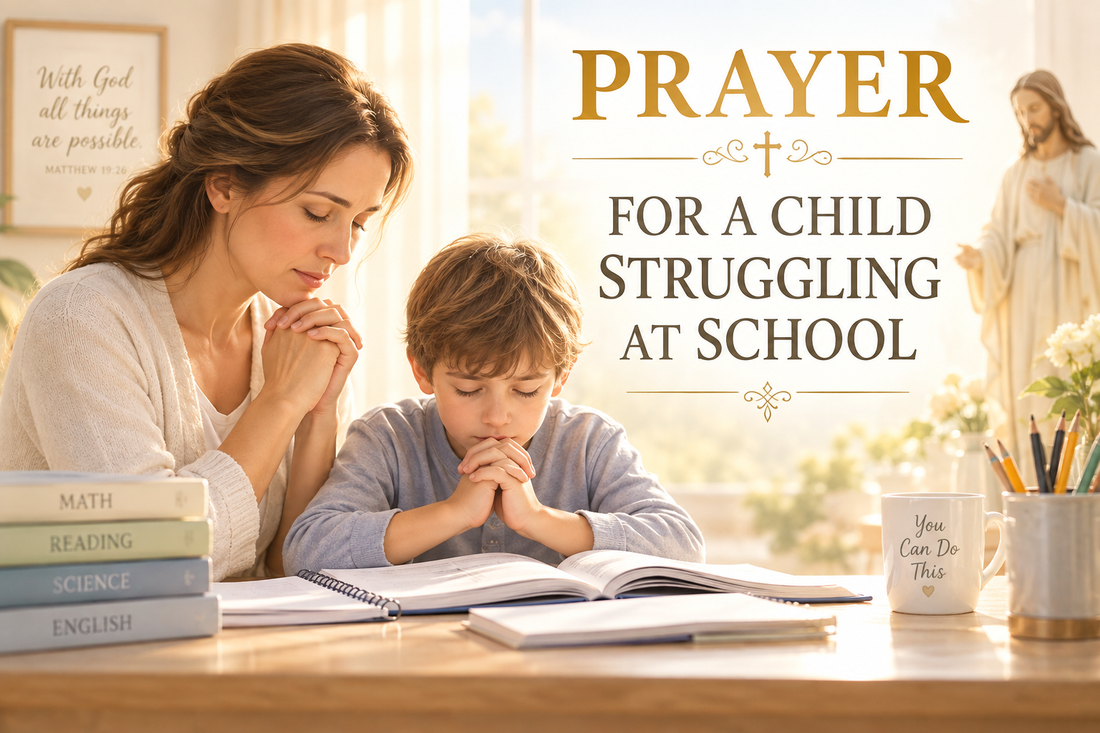 Prayer for a Child Struggling at School (Catholic Prayer)