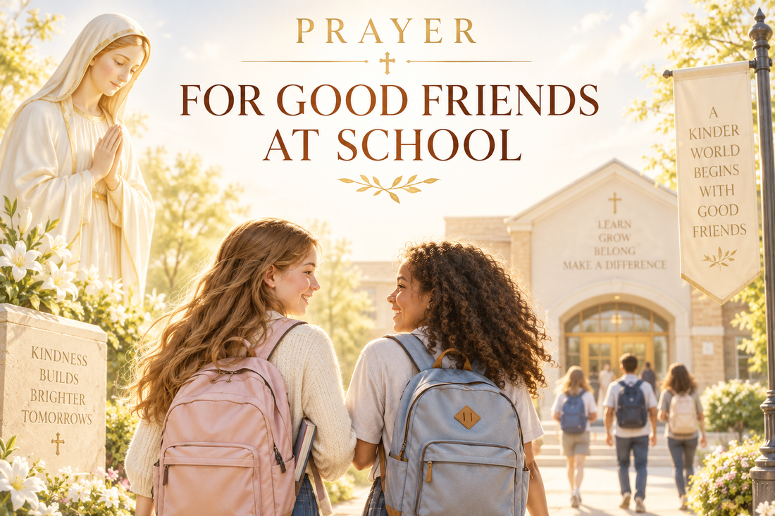Prayer for Making Good Friends at School (Catholic Prayer)
