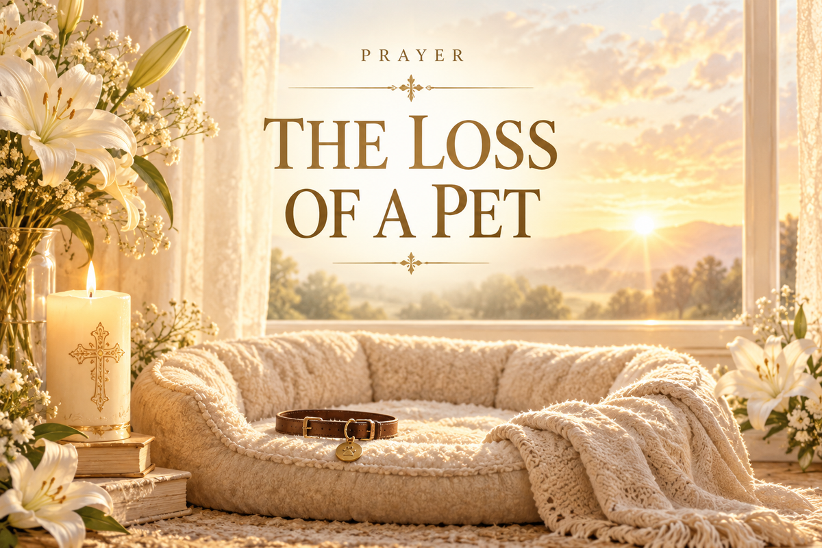 Prayer After the Loss of a Pet (Catholic Prayer for Comfort)