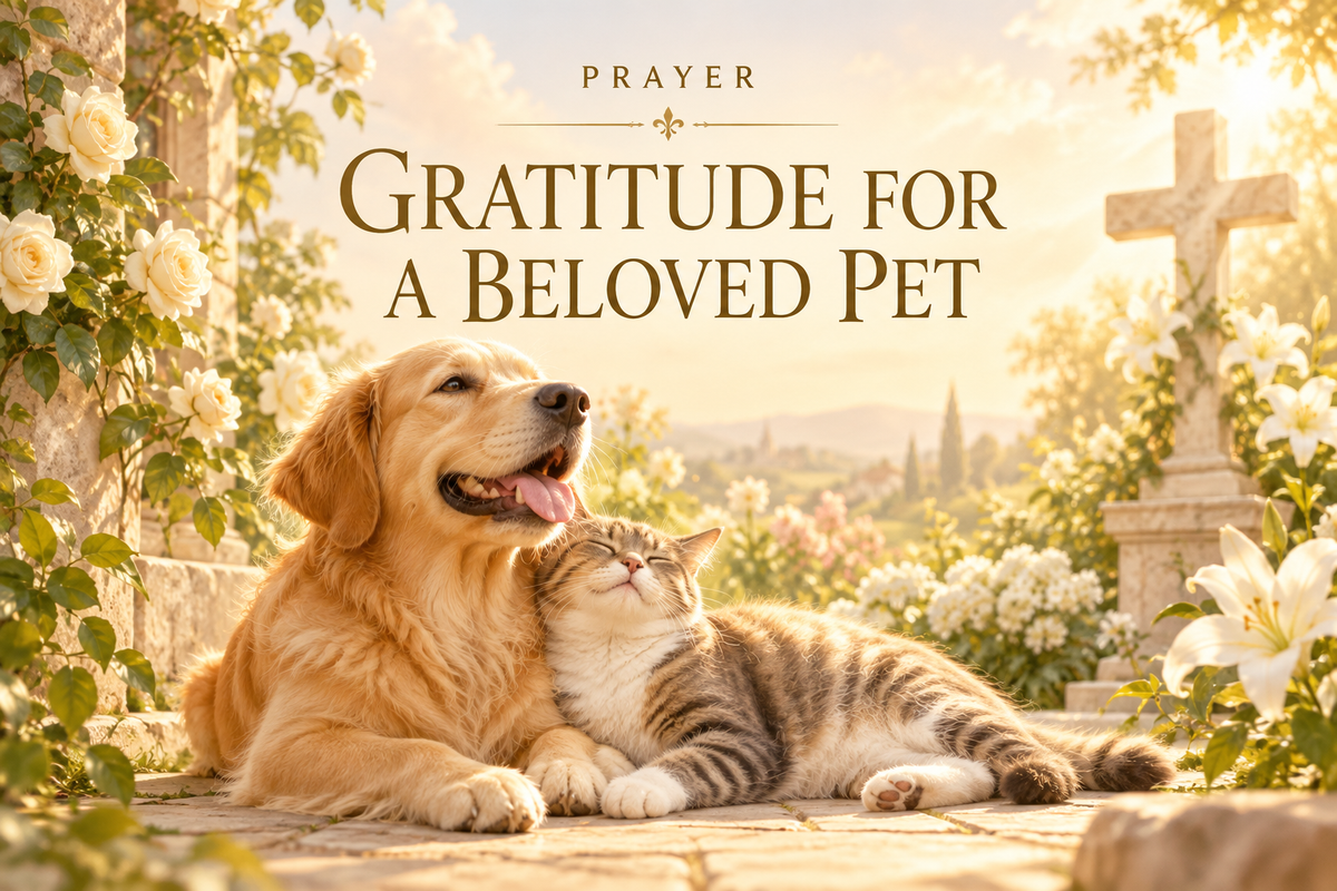 Prayer Before Adopting a Pet (Catholic Prayer for Wisdom)