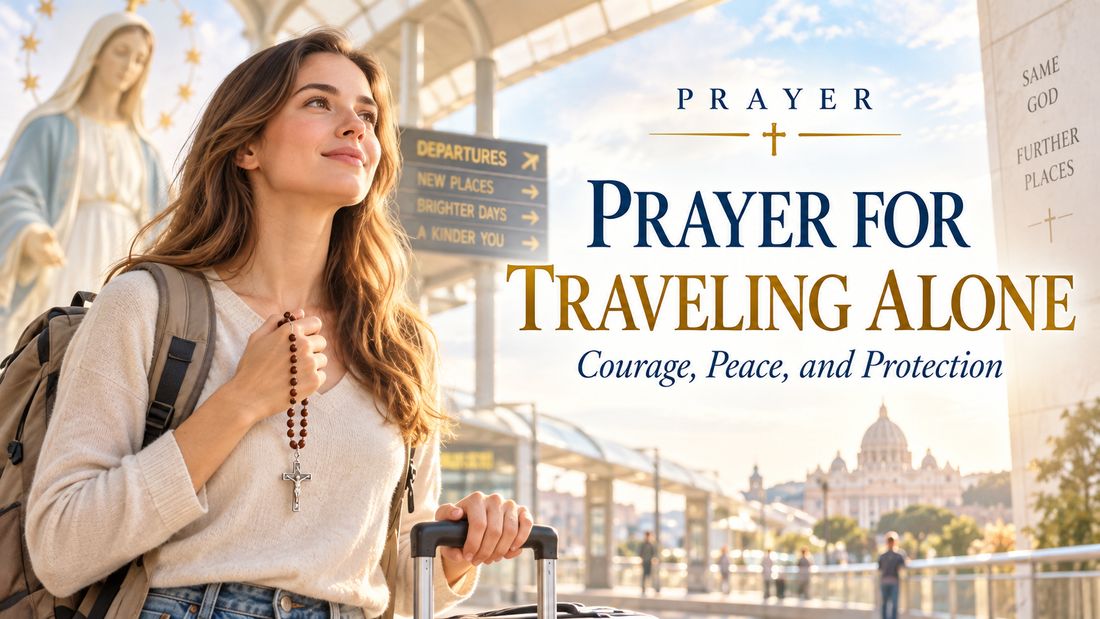 Prayer for Traveling Alone (Catholic Prayer for Courage and Protection