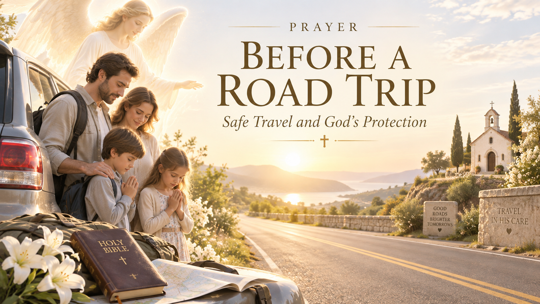 Prayer Before a Road Trip (Catholic Prayer for Safe Driving)