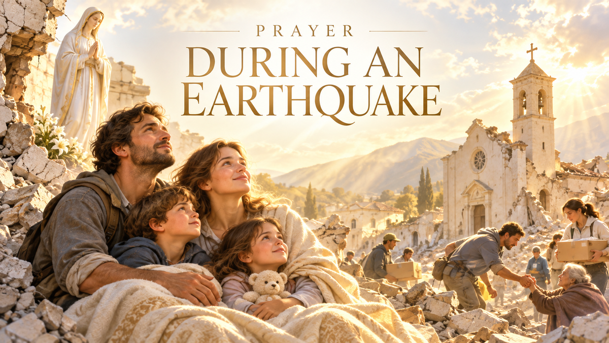 Prayer During an Earthquake (Catholic Prayer for Safety)