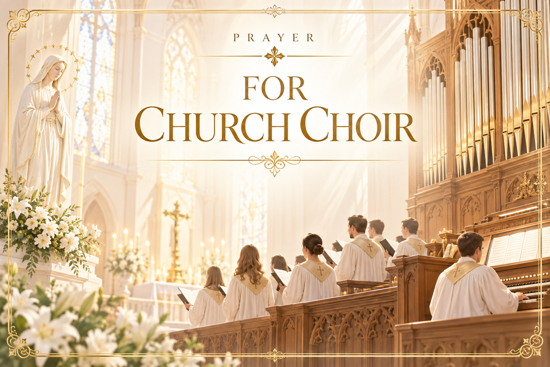 Prayer for Church Choir (Catholic Prayer Before Singing)