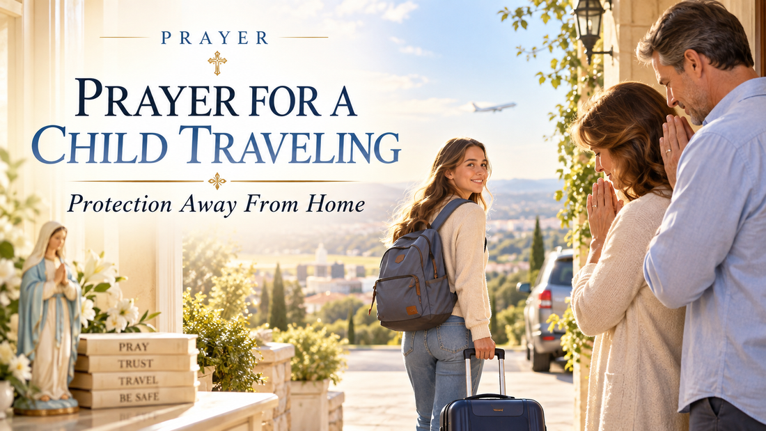 Prayer for a Child Traveling (Catholic Prayer for Protection Away From Home