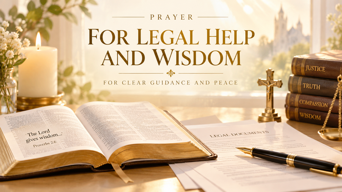 Prayer for Legal Help and Wisdom (Catholic Prayer)