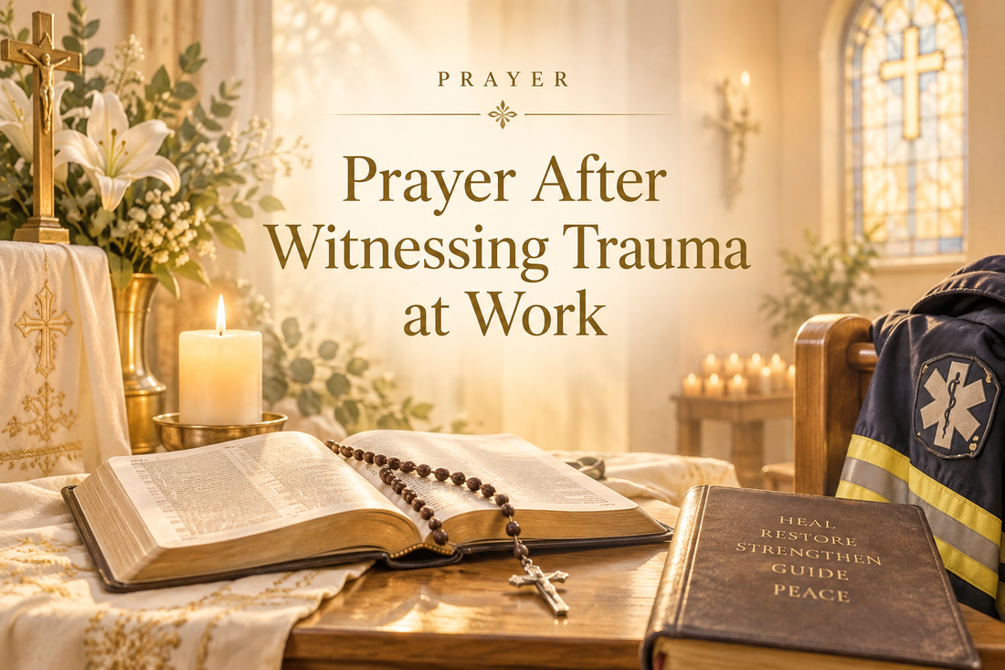 Prayer After Witnessing Trauma at Work (Catholic Prayer)