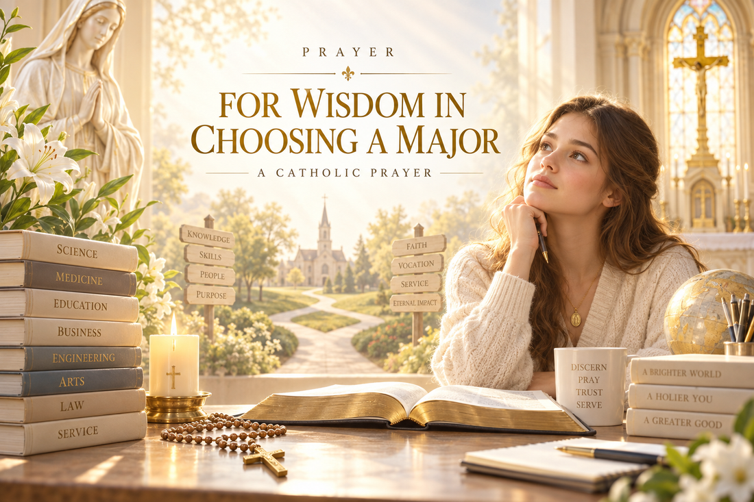 Prayer for Wisdom in Choosing a Major (Catholic Prayer)
