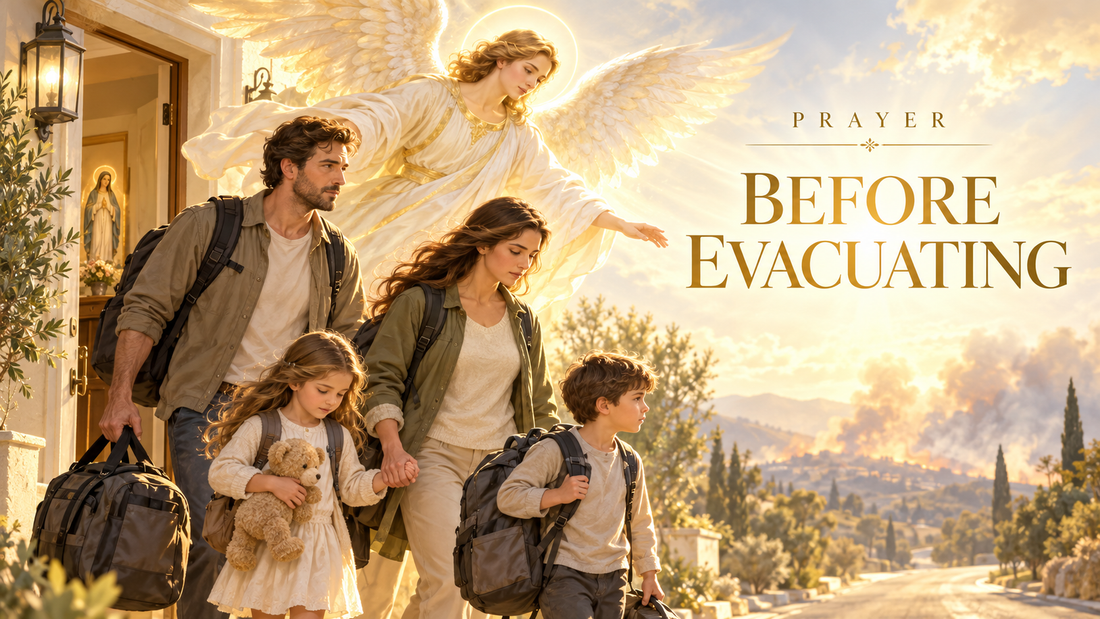 Prayer Before Evacuating a Home (Catholic Prayer)