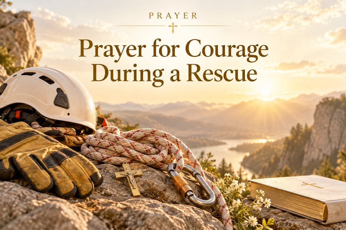 Prayer for Courage During a Rescue (Catholic Prayer)