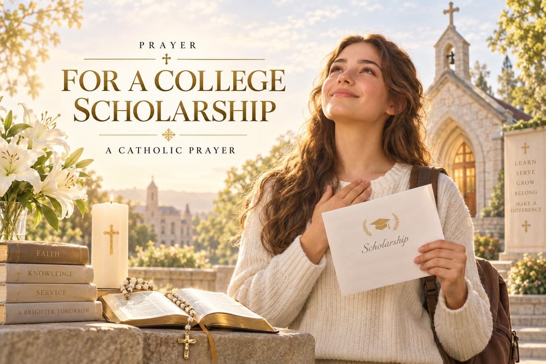 Prayer for a College Scholarship (Catholic Prayer)