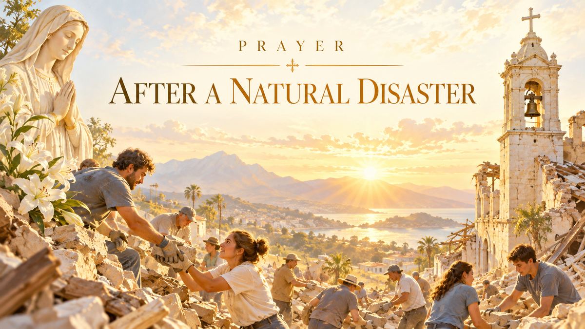 Prayer After a Natural Disaster (Catholic Prayer for Recovery)