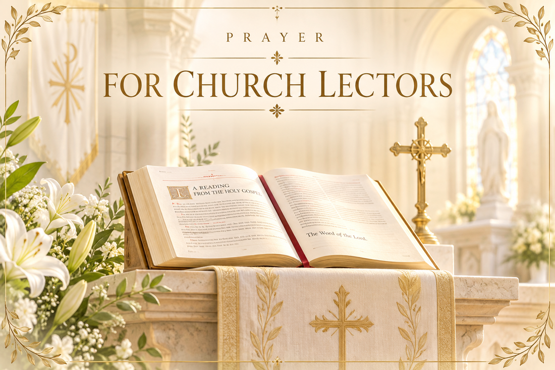 Prayer for Church Lectors (Catholic Prayer Before Reading at Mass)