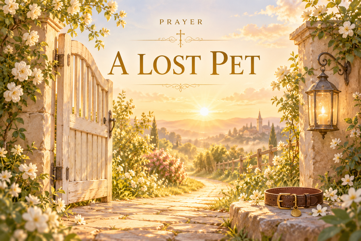 Prayer Before Pet Surgery (Catholic Prayer for Protection)