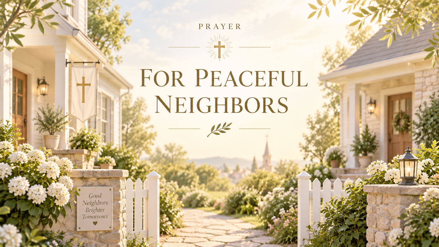 Prayer for Peaceful Neighbors